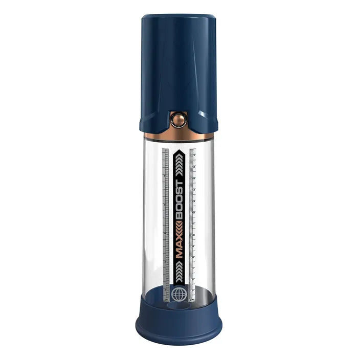 Pipedream Pump Worx Max Boost Penis Pump Blue Pipedream