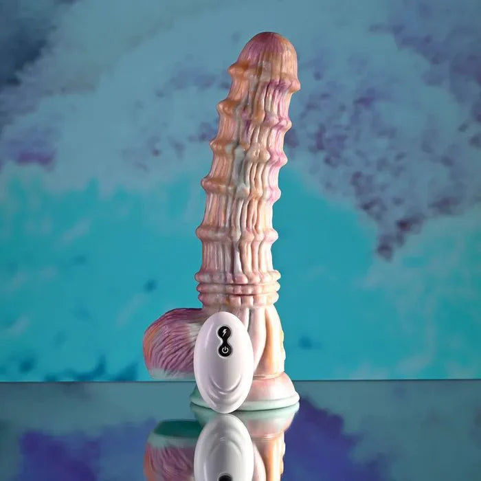 Evolved FANTASY USB Rechargeable Vibrating Fantasy Dildo With Remote 27.6cm - LOVVA
