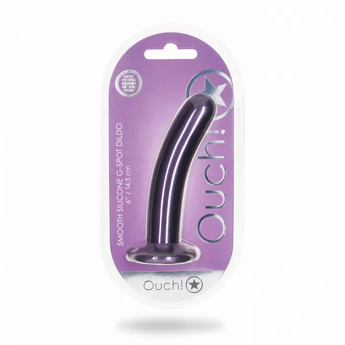 Shots Toys OUCH! Smooth Silicone G Spot Dildo 6 Inch Shots Toys