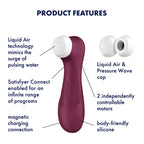Satisfyer Pro 2 Generation 3 Touch Free USB Rechargeable Clitoral Stimulator With App Control Satisfyer