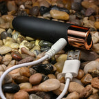 Gender X THE GOLD STANDARD USB Rechargeable Bullet Vibrator Black / Rose Gold Gender X