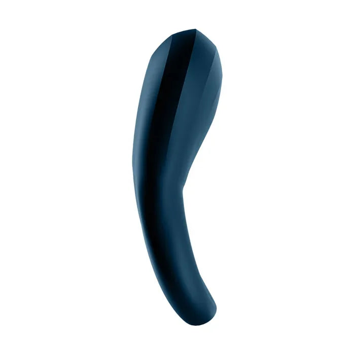 Satisfyer Epic Duo USB Rechargeable Cock & Balls Ring With App Control Navy Blue Satisfyer