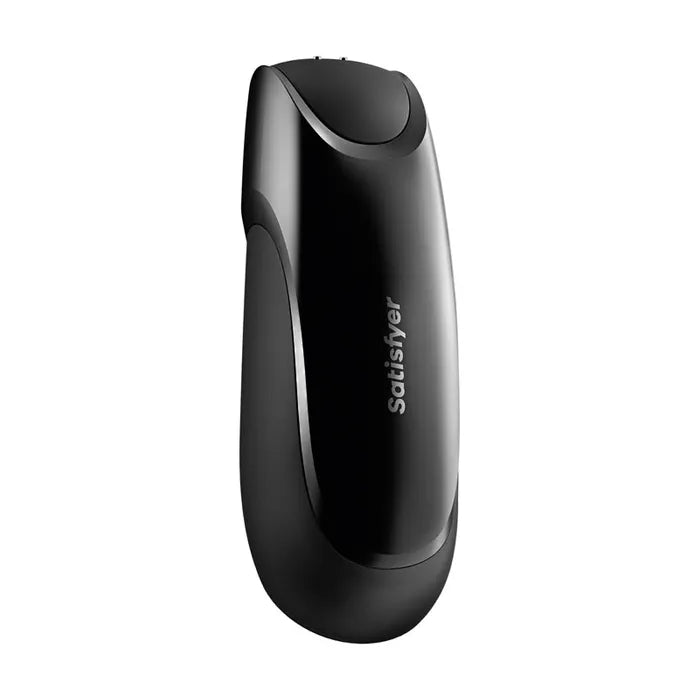 Satisfyer Men Vibration+ USB Rechargeable Masturbator With App Control Black Satisfyer