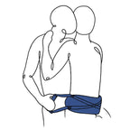 Pivot Deluxe Doggie Strap Position Harness Strap Black Sportsheets