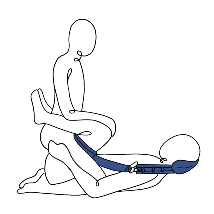 Pivot Positioning Partner Position Harness Black Sportsheets