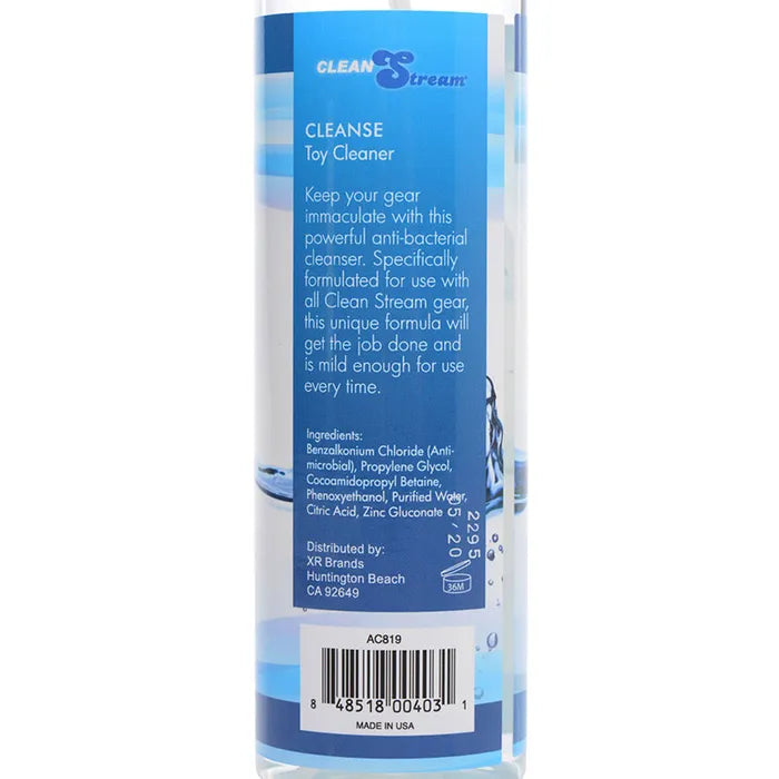 XR Brands CleanStream Cleanse Toy Cleaner 235ml Bottle Secondary image