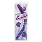 Icon Brands Shades Jelly TPR Double Dong 17 Inch Voilet / Blue Icon Brands