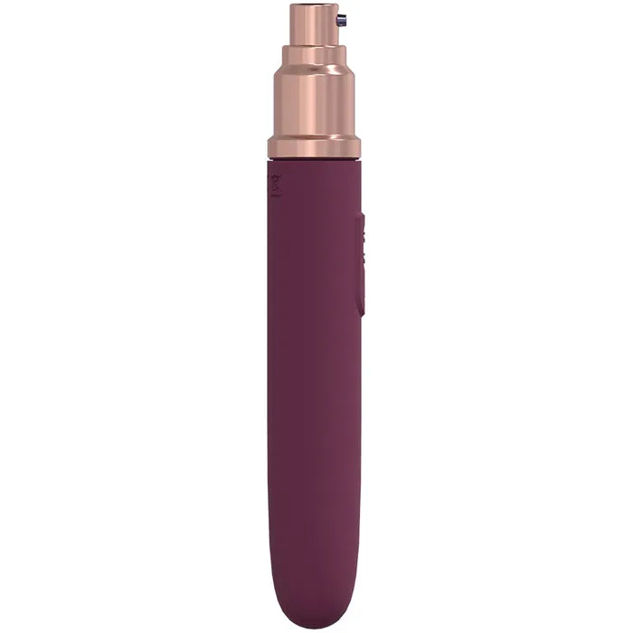 Shots Toys LOVELINE The Traveler USB Rechargeable Vibrator With Lube Applicator Secondary image