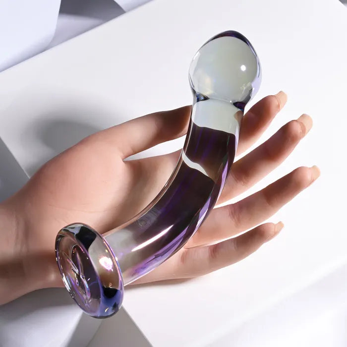 Playboy Pleasure JEWELS KING Glass Dildo 16.3cm Clear Playboy Pleasure