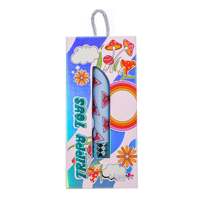 Maia GRATEFUL DEB USB Rechargeable Bullet Vibrator Blue Maia Toys