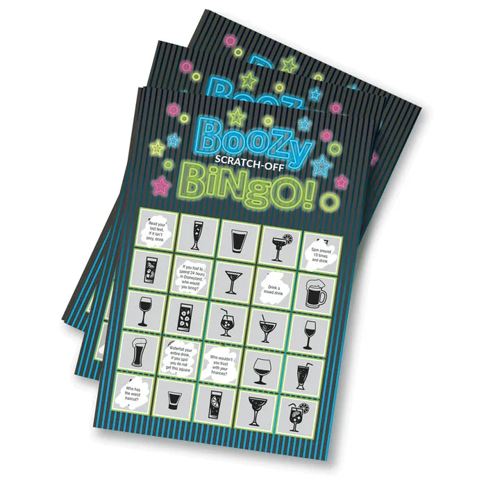 Little Genie Boozy Bingo Drinking Scratcher Card Secondary image