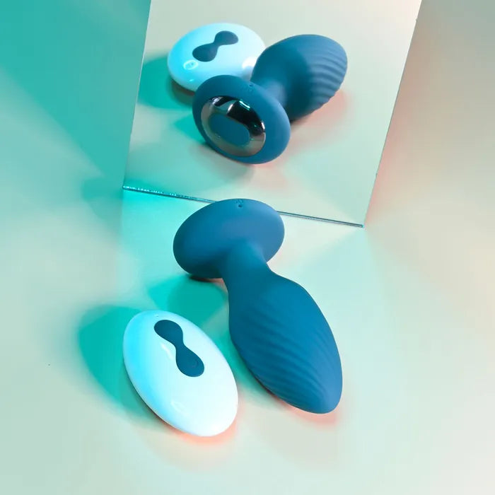 Playboy Pleasure SPINNING TAIL TEASER USB Rechargeable Vibrating & Rotating Butt Plug With Wireless Remote Playboy Pleasure