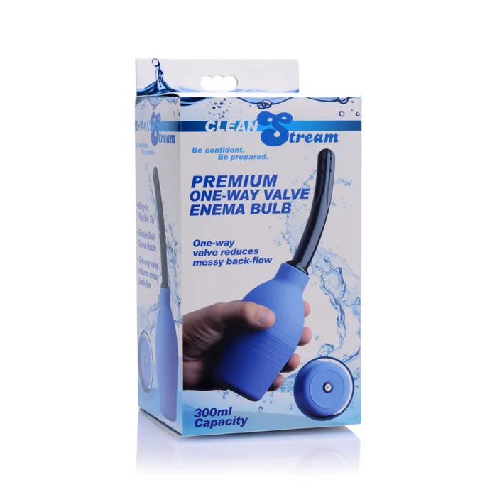 XR Brands CleanStream Premium One Way Valve Enema Unisex Douche 300ml XR Brands