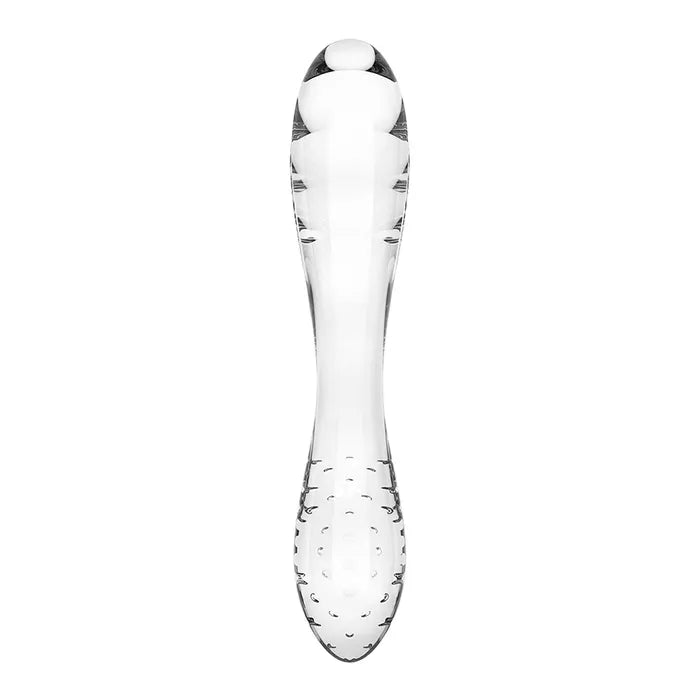 Satisfyer Dazzling Crystal 1 Glass Double Ended Dildo Clear Satisfyer