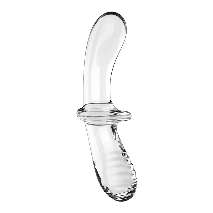 Satisfyer Double Crystal Glass Double Ended Dildo Clear Satisfyer