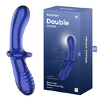 Satisfyer Double Crystal Glass Double Ended Dildo Clear Satisfyer