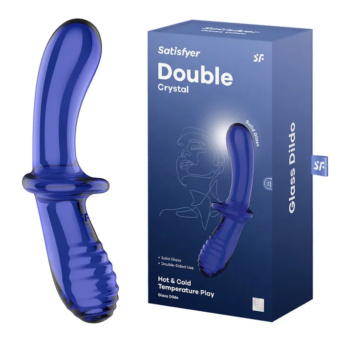 Satisfyer Double Crystal Glass Double Ended Dildo Clear Satisfyer