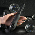 Playboy Pleasure LET IT BEAD USB Rechargeable Vibrating Anal Beads With Clitoral Suction Playboy Pleasure