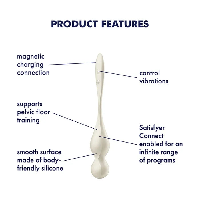 Satisfyer Love Birds 1 USB Rechargeable Pelvic Floor Trainer With App Control Satisfyer