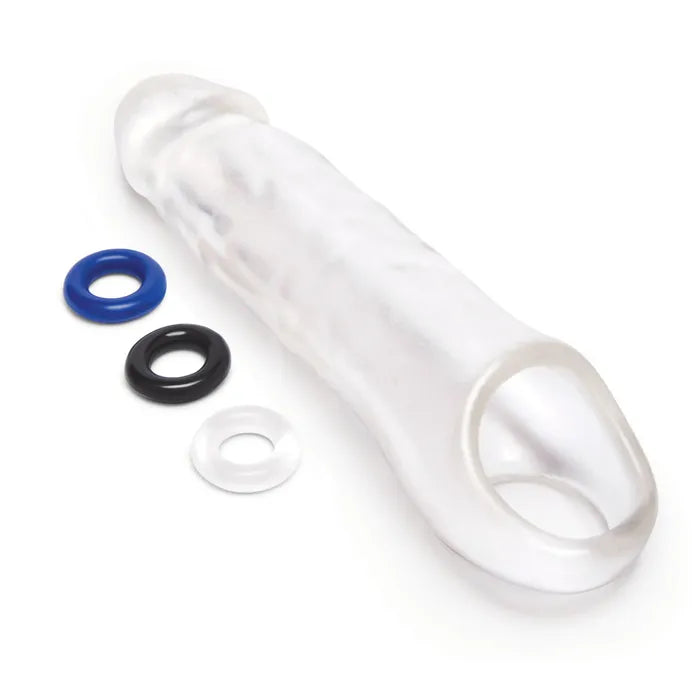 Xgen Products Size Up See Thru Penis Extender With Ball Loop 3 Inch Xgen Products Main image