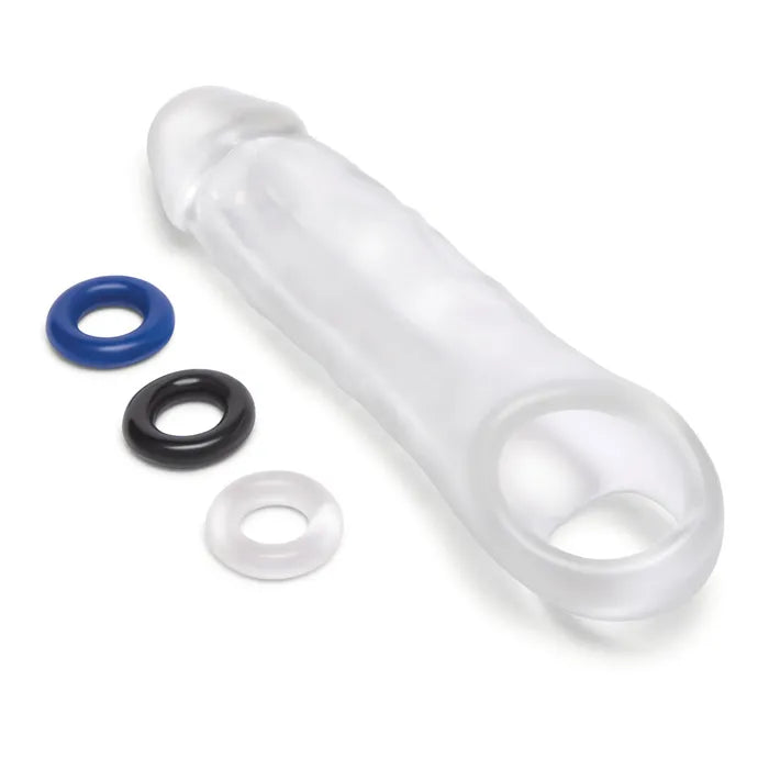 Xgen Products Size Up See Thru Penis Extender With Ball Loop 2 Inch Secondary image