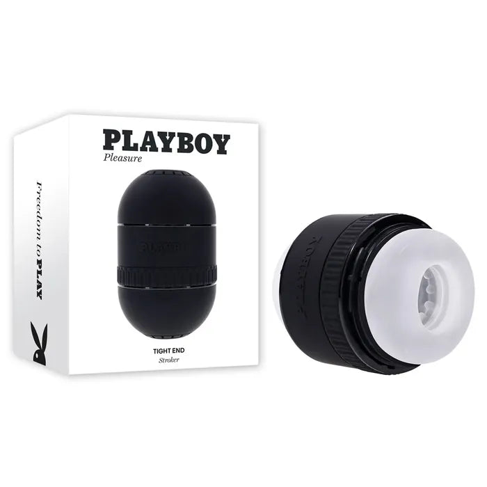 Playboy Pleasure TIGHT END Dual Ended Stroker Clear Playboy Pleasure Main image