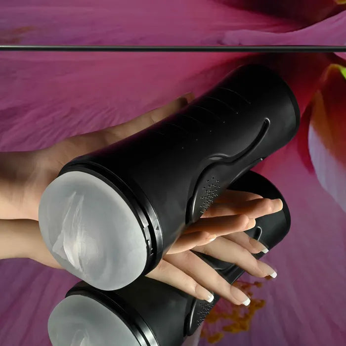 Zero Tolerance HOLD TIGHT USB Rechargeable Vibrating Vagina Stroker Clear Zero Tolerance