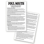 Little Genie Foul Mouth Novelty Card Game Little Genie