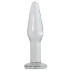 Adam & Eve Glass Anal Training Trio Glass Butt Plugs Set Of 3 Sizes Clear Adam & Eve
