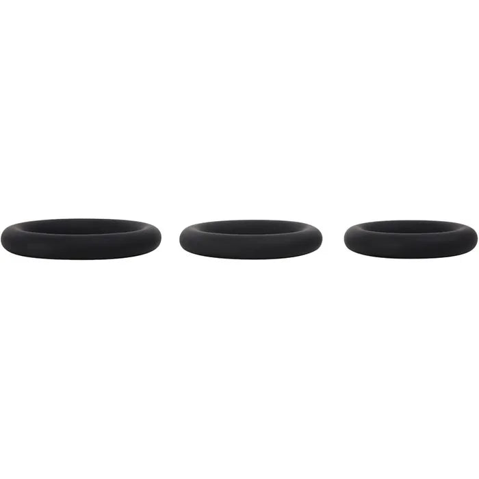 Adam & Eve Silicone Penis Ring Set Set Of 3 Sizes Adam & Eve