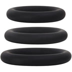 Adam & Eve Silicone Penis Ring Set Set Of 3 Sizes Adam & Eve