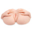Zolo Stroke Off Vibrating Spread Wide Pussy & Ass Lifesize Vibrating Doggy Style Masturbator Flesh Zolo