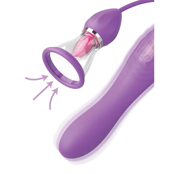 Pipedream Fantasy For Her Her Ultimate Pleasure Max USB Rechargeable Vibrator With Flicking Stimulator Secondary image