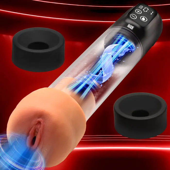 XR Brands Size Matters Sucking USB Rechargeable Penis Pump XR Brands