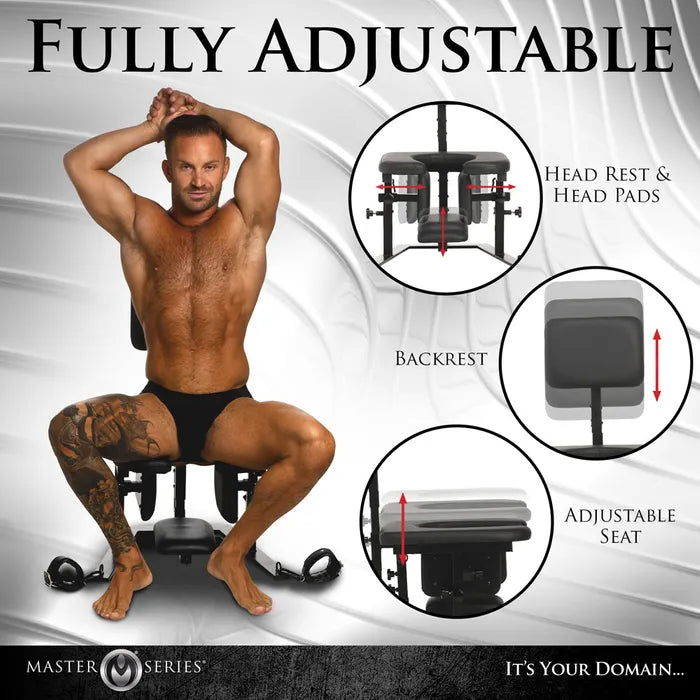 Master Series Pleasure Throne Oral Sex Chair XR Brands