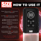 XR Brands Size Matters Sucking USB Rechargeable Penis Pump Clear XR Brands