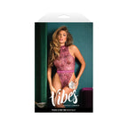 Fantasy Lingerie VIBES FUCK U PAY ME Bodysuit Pink Fantasy Lingerie