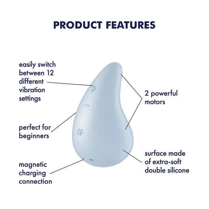 Satisfyer Dew Drop USB Rechargeable Stimulator Satisfyer