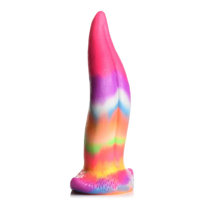 XR Brands Creature Cocks Unicorn Kiss Silicone Fantasy Tongue Dildo 21.4cm Secondary image