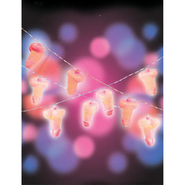 Little Genie Glitterati Penis Party String Lights Light Up Party Decoration 4.2 Metre Length Secondary image