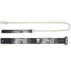 OUCH! Florence Collection Collar with Leash Restraint Black Shots Toys