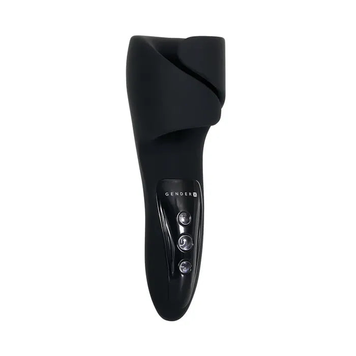 Gender X THE EMBRACE USB Rechargeable Male Vibrator Black Gender X
