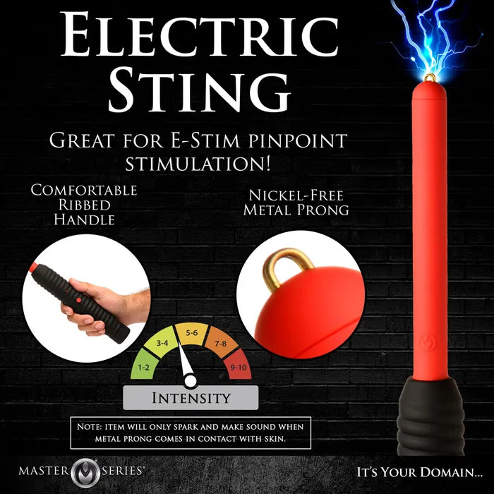 XR Brands Master Series Spark Rod Zapping EWand Black / Red XR Brands