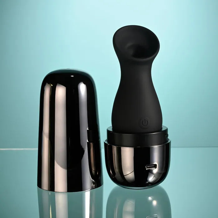 Playboy Pleasure THE JET SET SUCKER Sucking Stimulator With Rechargeable Charging Case 10.3cm Playboy Pleasure