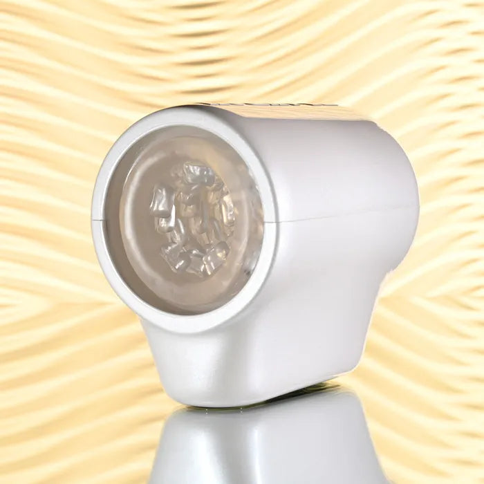 Playboy Pleasure SPIN DOCTOR USB Rechargeable Vibrating & Spinning Stroker White Playboy Pleasure