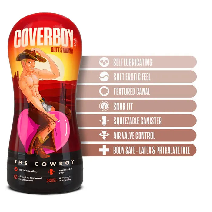 Blush Novelties Coverboy The Cowboy Male Ass Stroker Blush Novelties