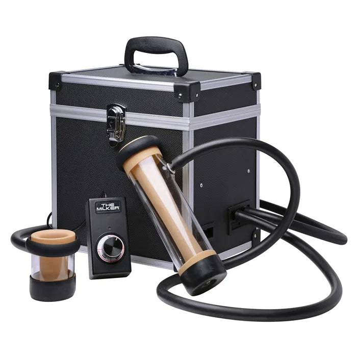 XR Brands LoveBotz The Milker Dual Cylinder Deluxe Stroking Machine Mains Powered Milking Masturbator XR Brands Main image