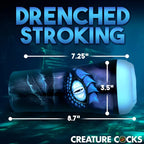 XR Brands Creature Cocks Pussidon Sea Monster Fantasy Stroker Blue XR Brands