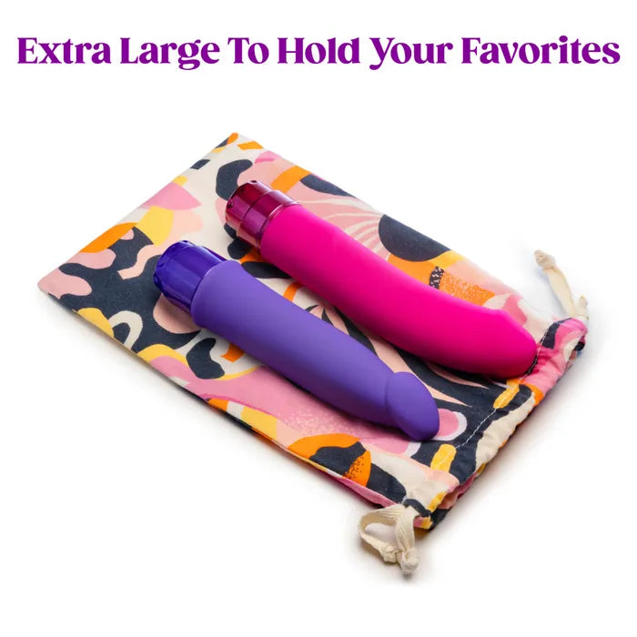 Blush Novelties The Collection Burst Cotton Toy Storage Bag Blush Novelties