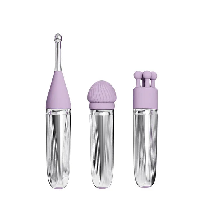 Adam & Eve SWEET DREAMS MASSAGER KIT USB Rechargeable Point Stimulator With 8 Interchangeable Tips Adam & Eve